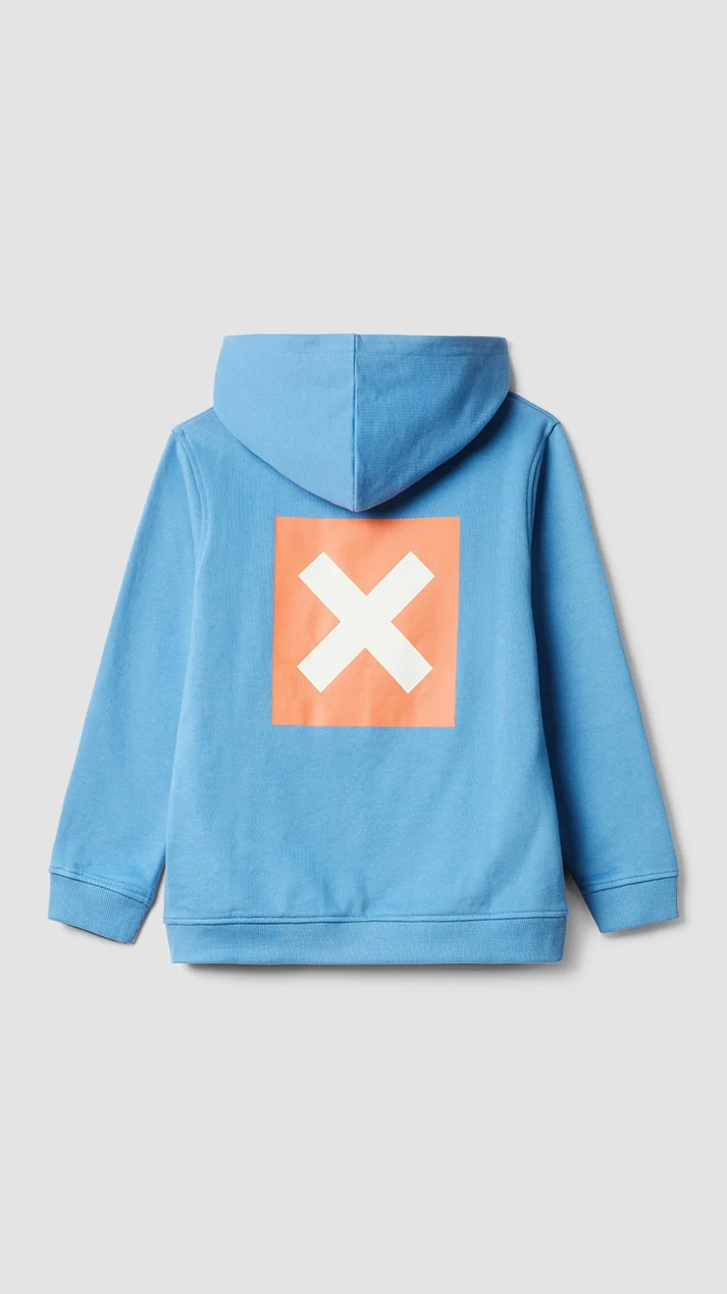SUDADERA CON CAPUCHA KIDS NATURE JAY BLUE
