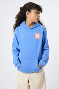 SUDADERA CON CAPUCHA KIDS NATURE JAY BLUE