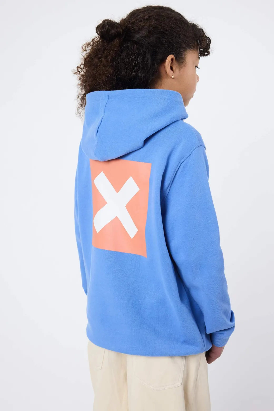 SUDADERA CON CAPUCHA KIDS NATURE JAY BLUE