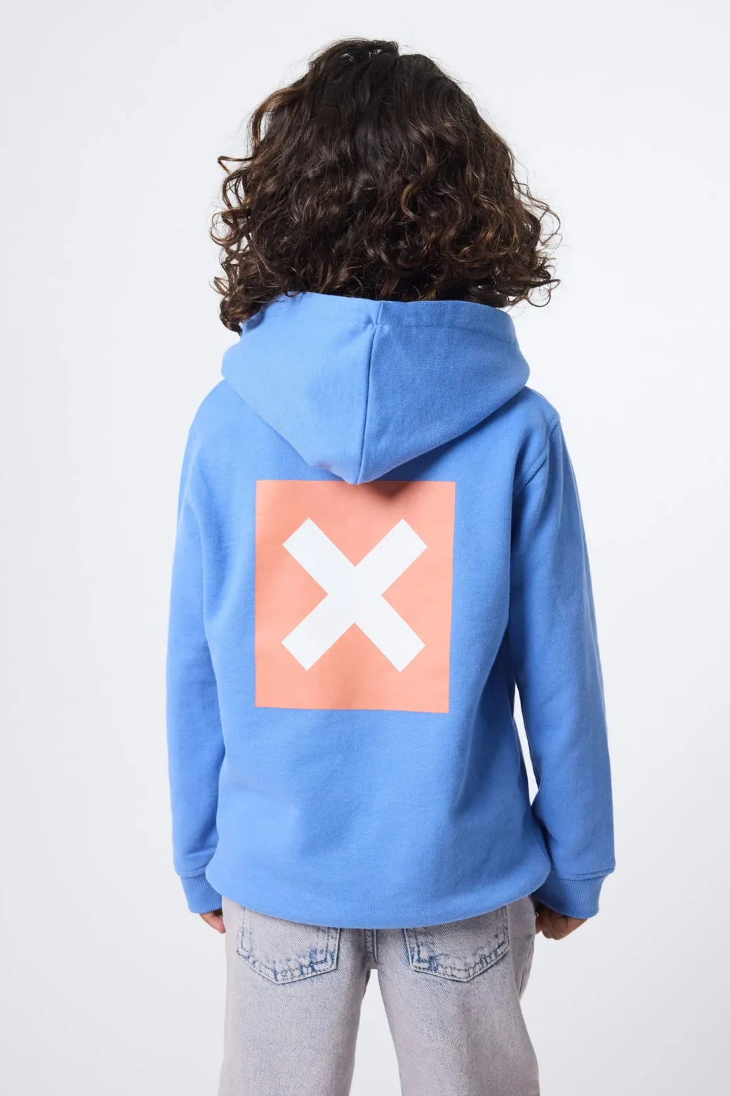 SUDADERA CON CAPUCHA KIDS NATURE JAY BLUE