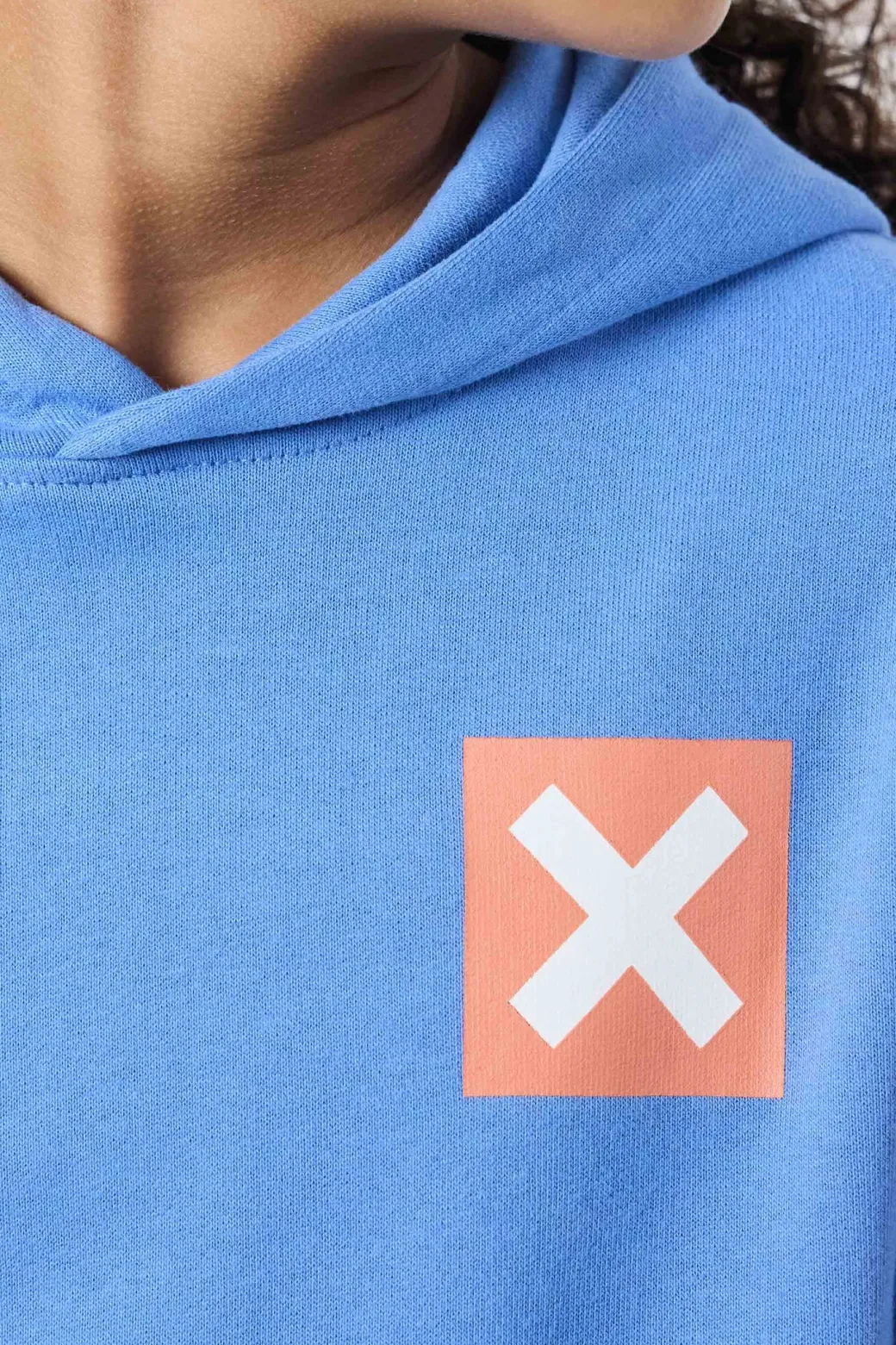 SUDADERA CON CAPUCHA KIDS NATURE JAY BLUE