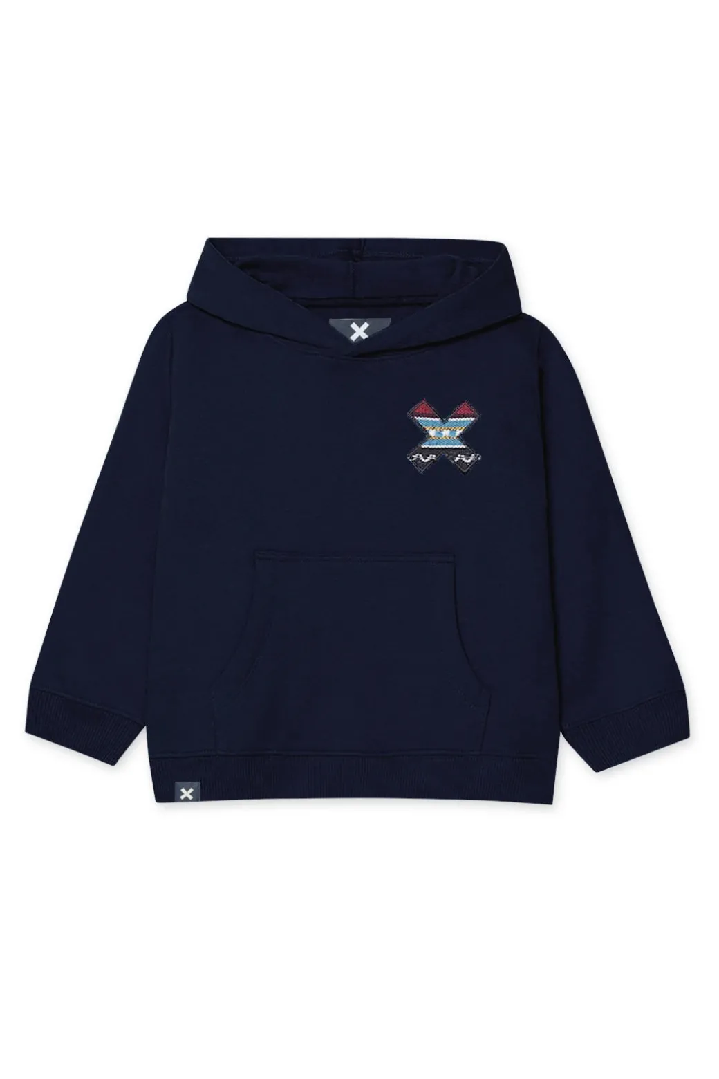 SUDADERA CON CAPUCHA KIDS CLASSIC AZUL MARINO