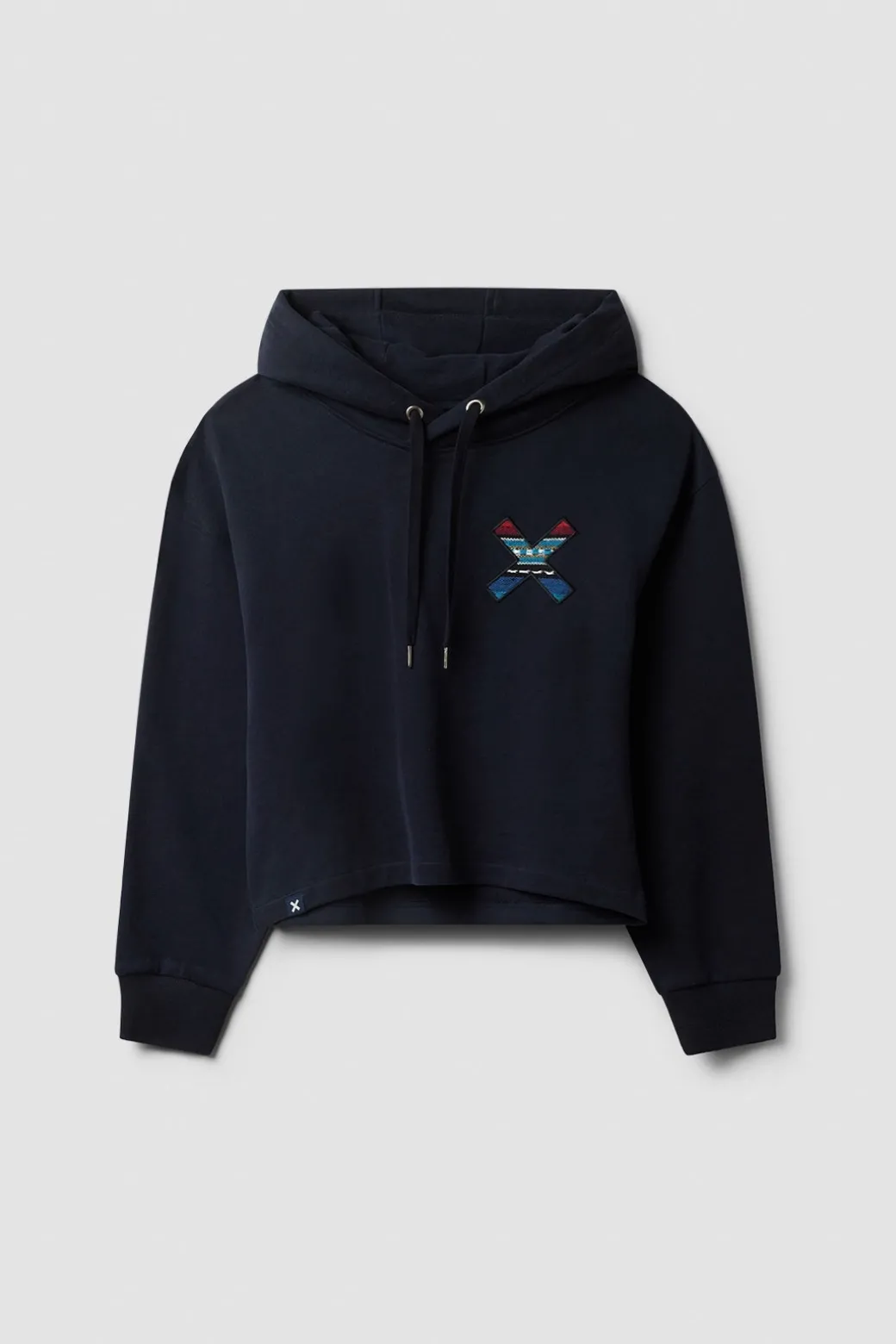 SUDADERA CON CAPUCHA MUJER CLASSIC AZUL MARINO