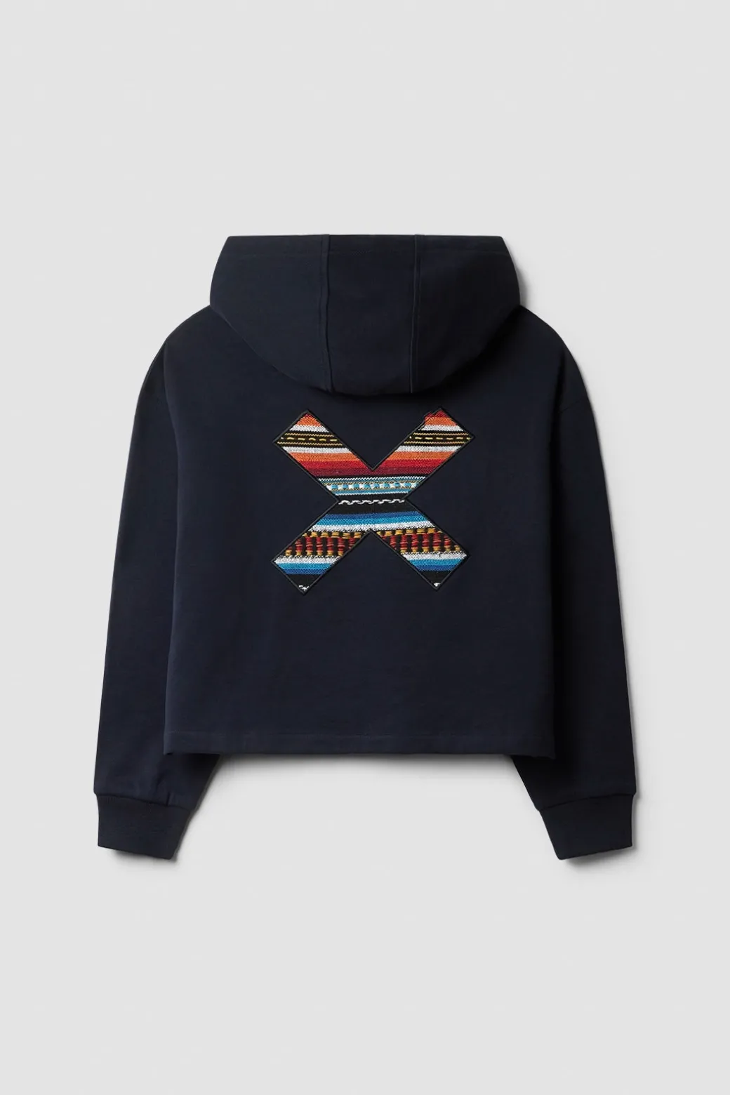SUDADERA CON CAPUCHA MUJER CLASSIC AZUL MARINO
