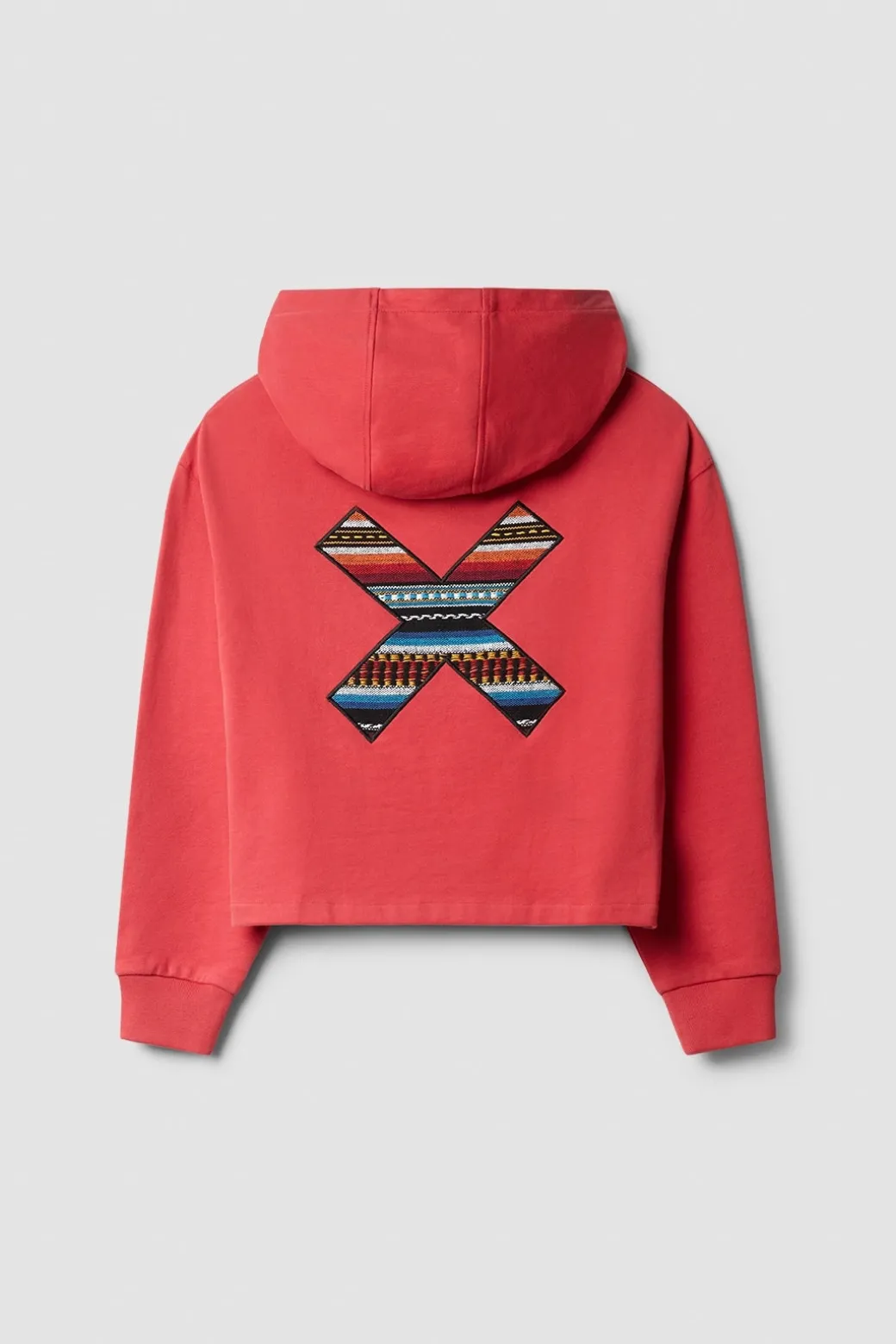 SUDADERA CON CAPUCHA MUJER CLASSIC ROJA