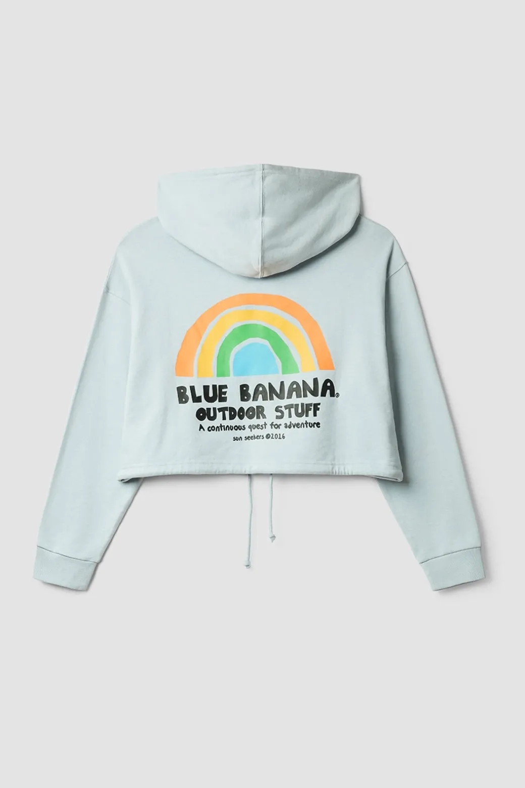 SUDADERA CON CAPUCHA MUJER RAINBOW ICE BLUE