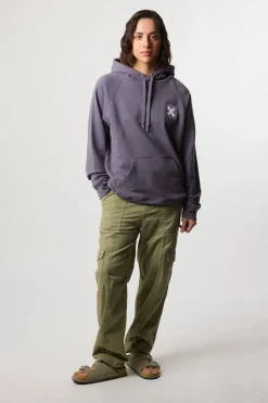 SUDADERA CON CAPUCHA NATURE CHALKBOARD GREY