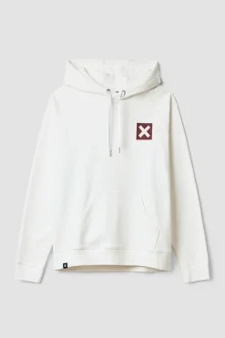 SUDADERA CON CAPUCHA NATURE BLANCA