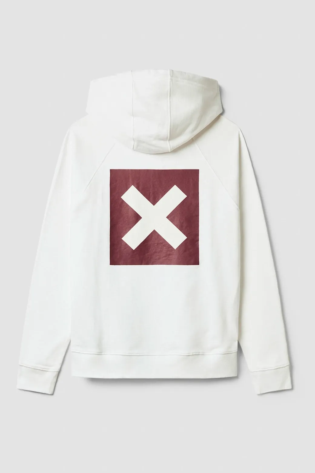 SUDADERA CON CAPUCHA NATURE BLANCA