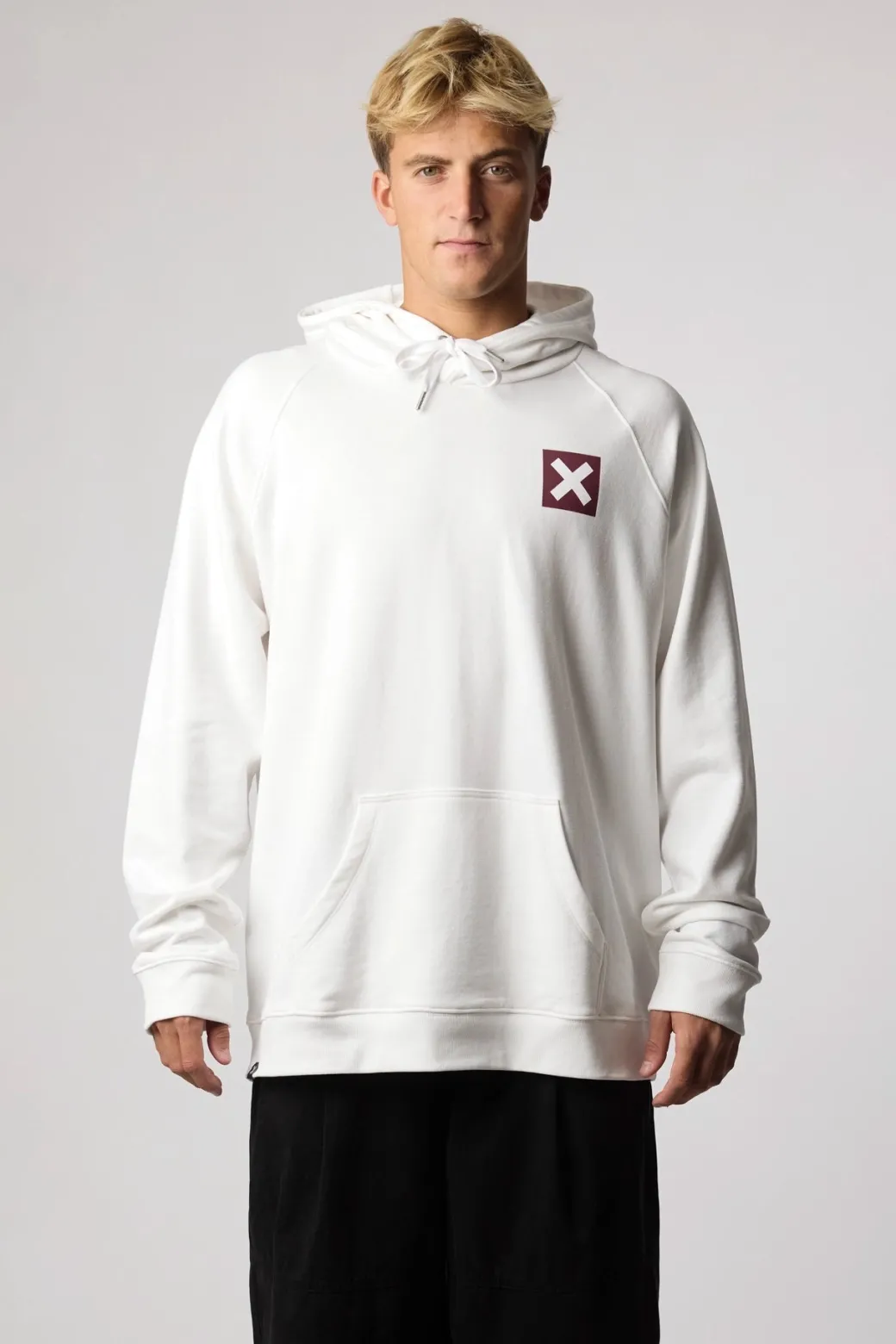 SUDADERA CON CAPUCHA NATURE BLANCA
