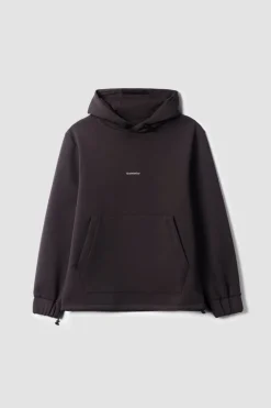 SUDADERA CON CAPUCHA NON-GRAVITY SOLID BROWN