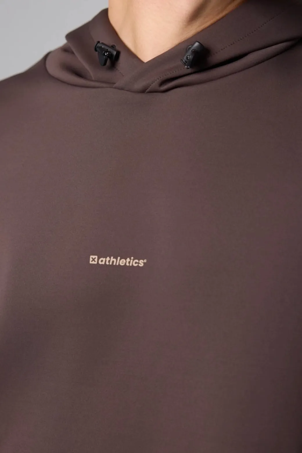 SUDADERA CON CAPUCHA NON-GRAVITY SOLID BROWN