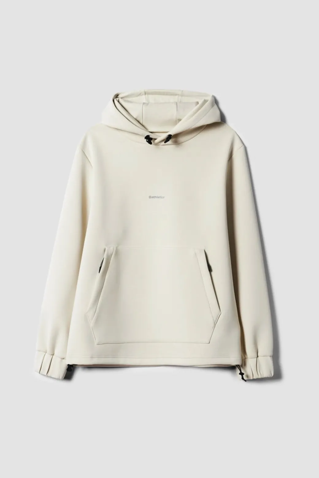 SUDADERA CON CAPUCHA TECH DUSTY CREAM