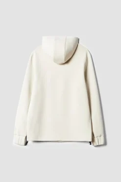 SUDADERA CON CAPUCHA TECH DUSTY CREAM