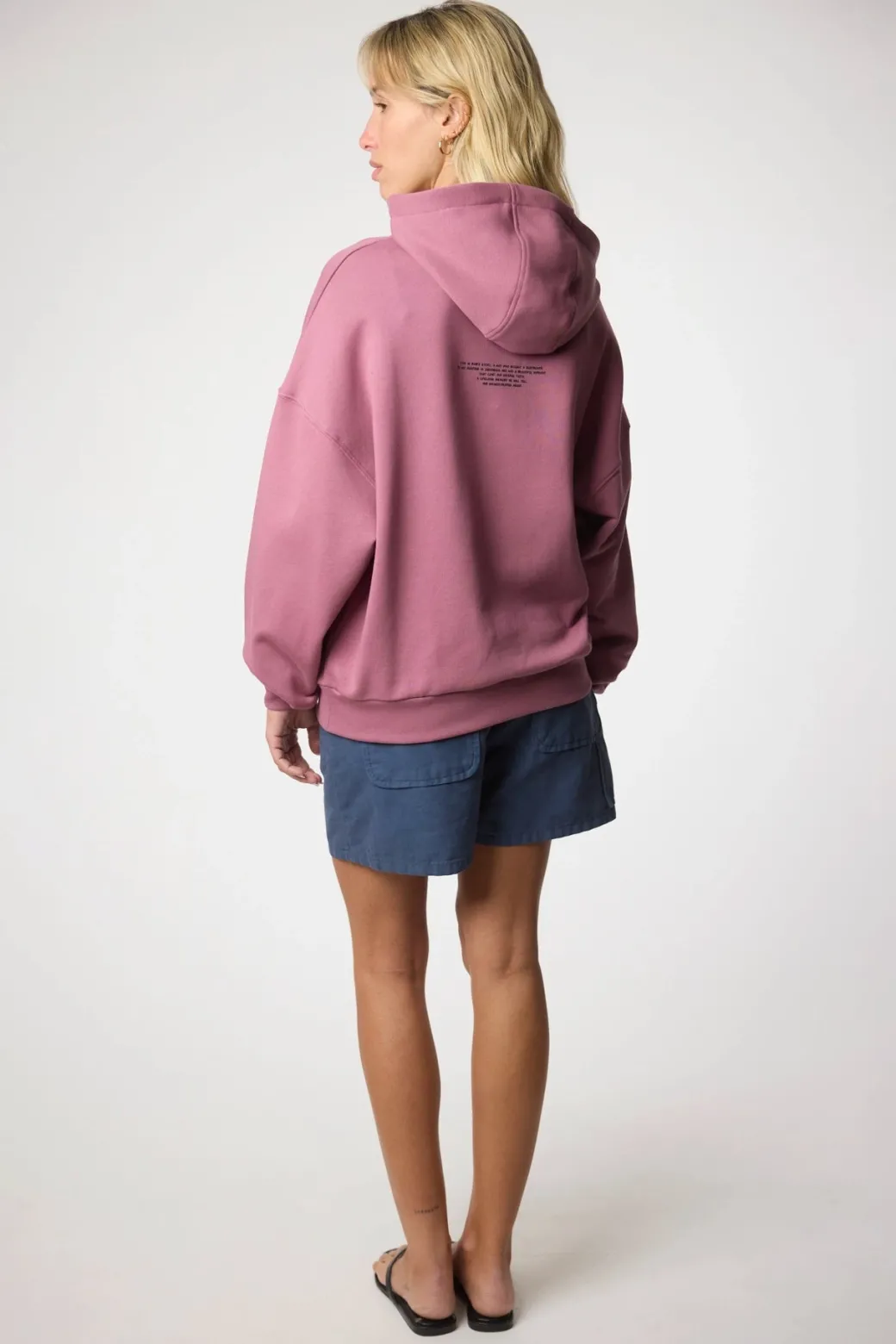 SUDADERA CON CAPUCHA WIPEOUT BERRY