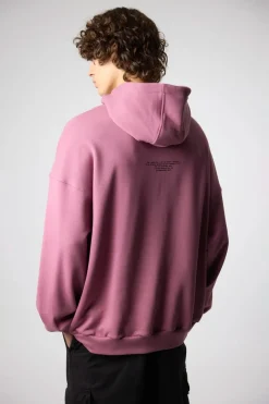 SUDADERA CON CAPUCHA WIPEOUT BERRY