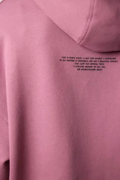 SUDADERA CON CAPUCHA WIPEOUT BERRY