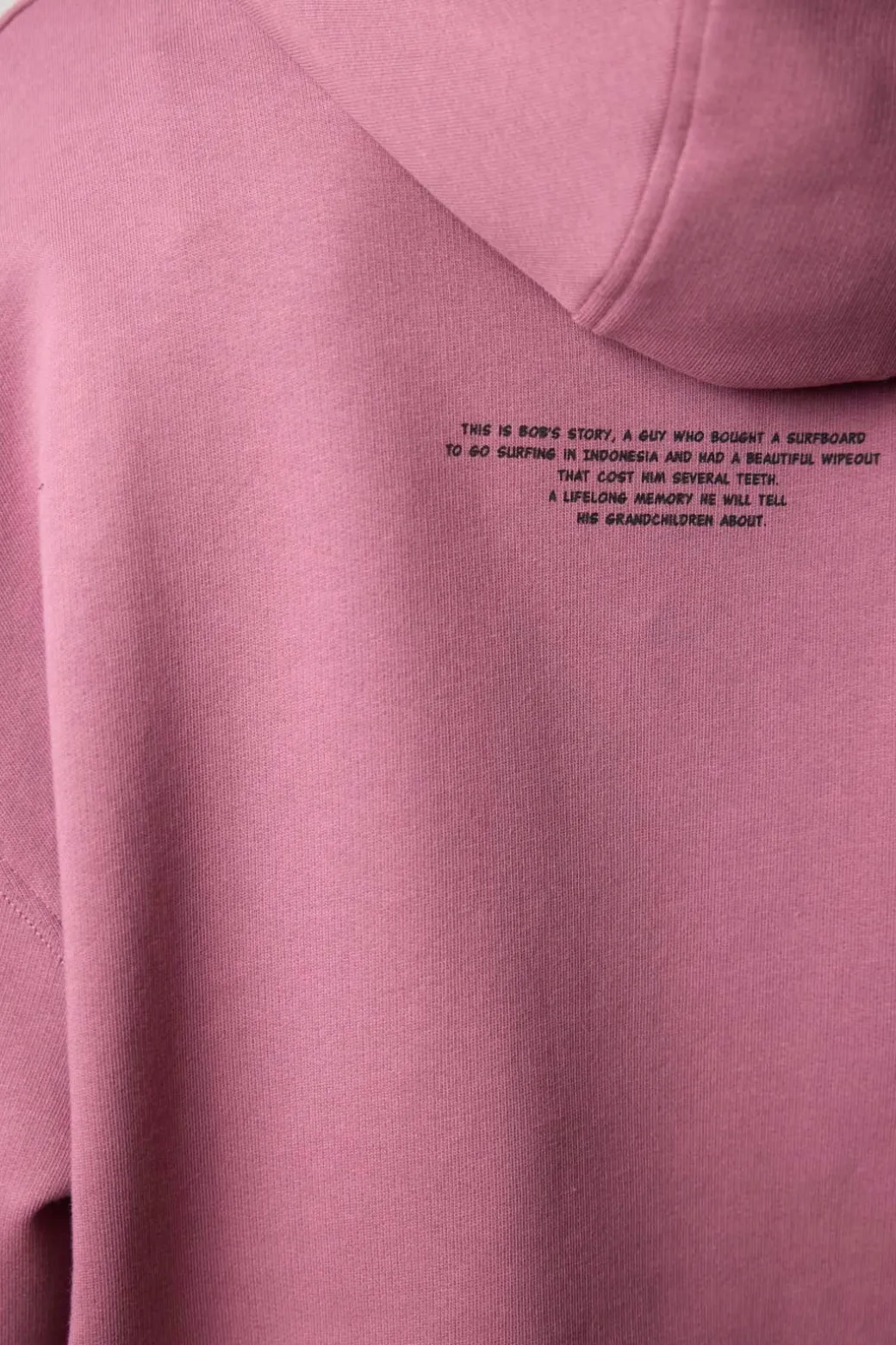 SUDADERA CON CAPUCHA WIPEOUT BERRY