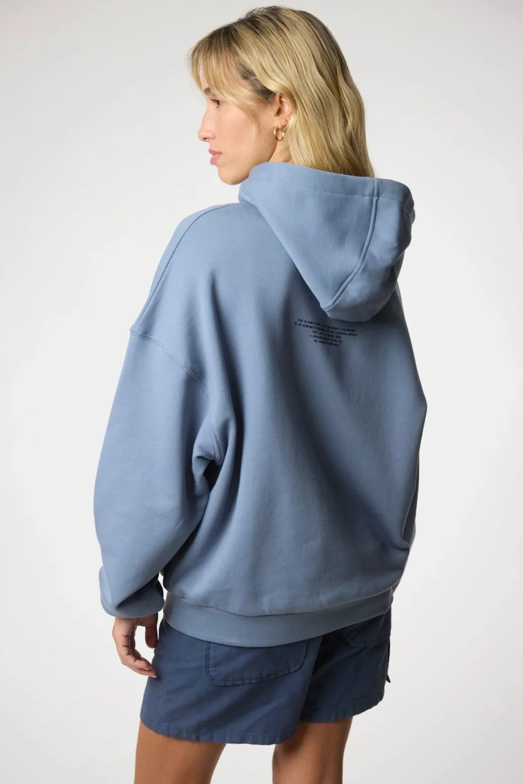 SUDADERA CON CAPUCHA WIPEOUT SKY BLUE