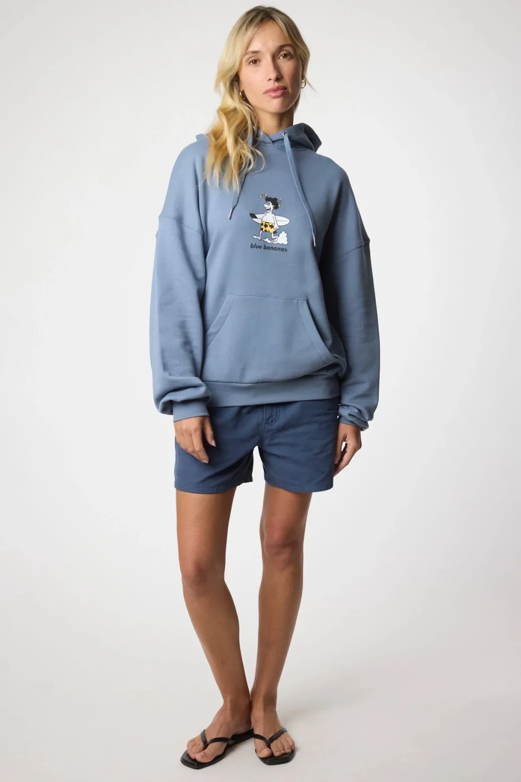SUDADERA CON CAPUCHA WIPEOUT SKY BLUE