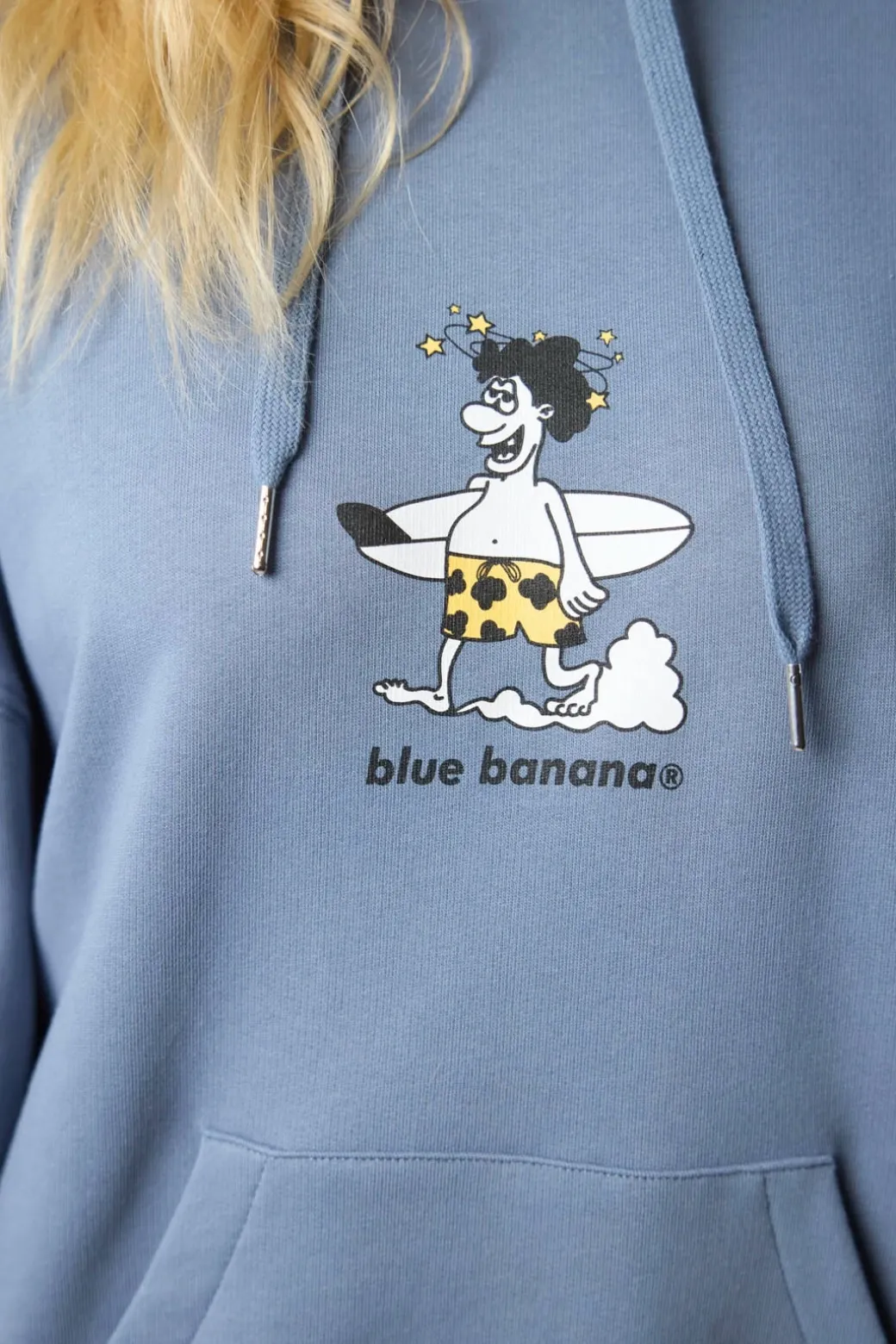 SUDADERA CON CAPUCHA WIPEOUT SKY BLUE