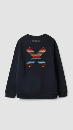 SUDADERA KIDS CLASSIC AZUL MARINO