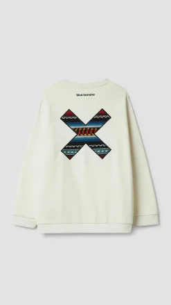 SUDADERA KIDS CLASSIC BLANCO ROTO