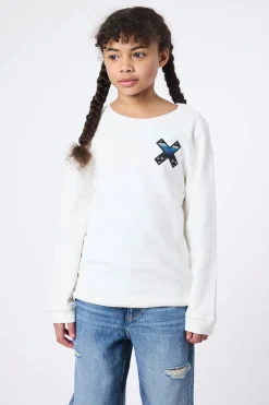 SUDADERA KIDS CLASSIC BLANCO ROTO