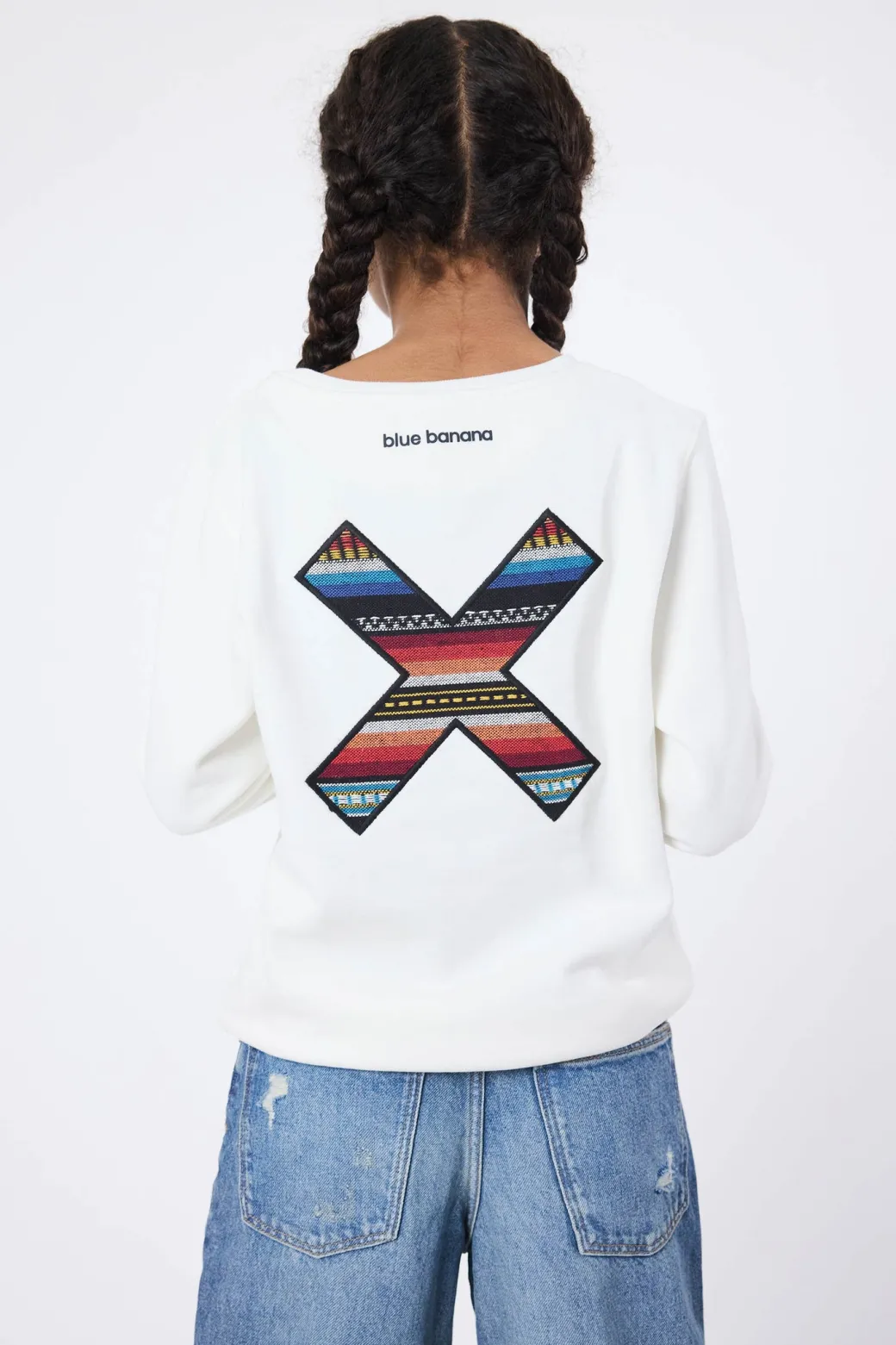 SUDADERA KIDS CLASSIC BLANCO ROTO