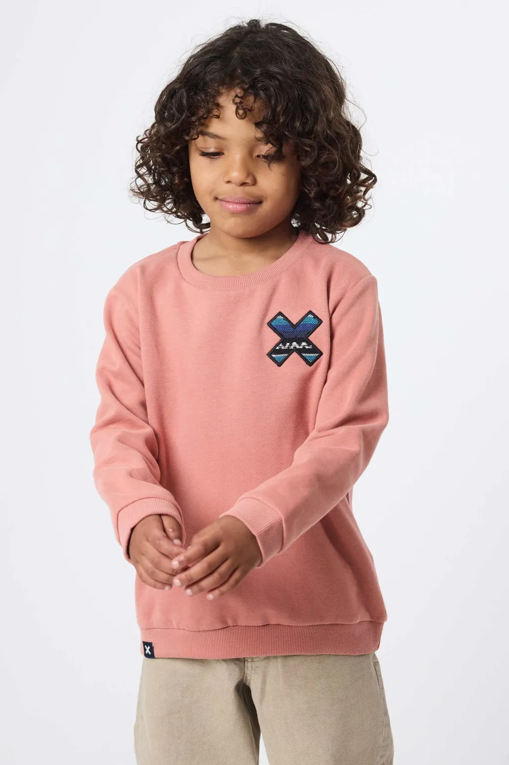 SUDADERA KIDS CLASSIC CORAL