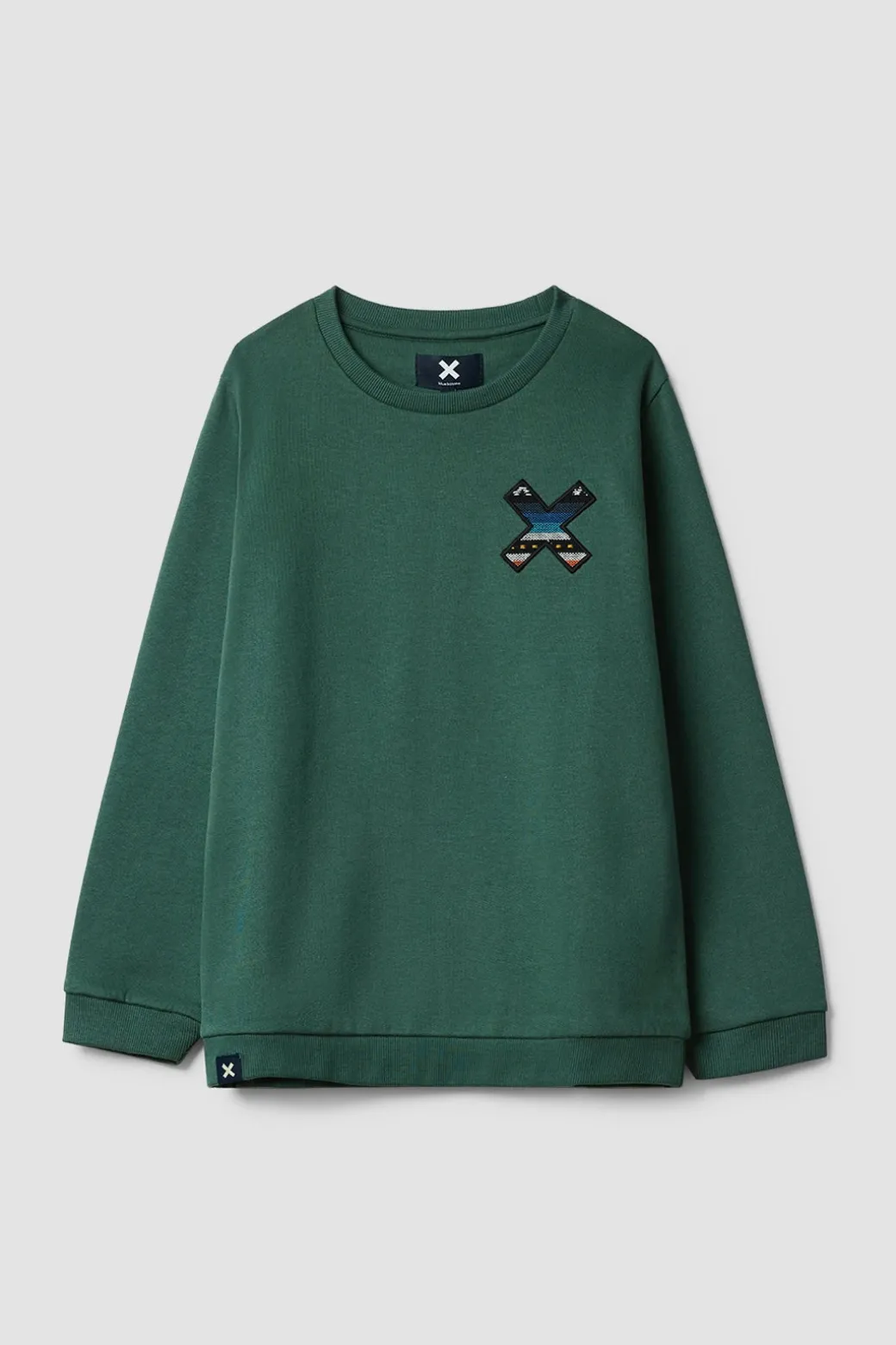 SUDADERA KIDS CLASSIC TREKKING GREEN