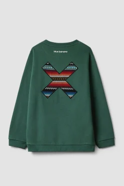 SUDADERA KIDS CLASSIC TREKKING GREEN