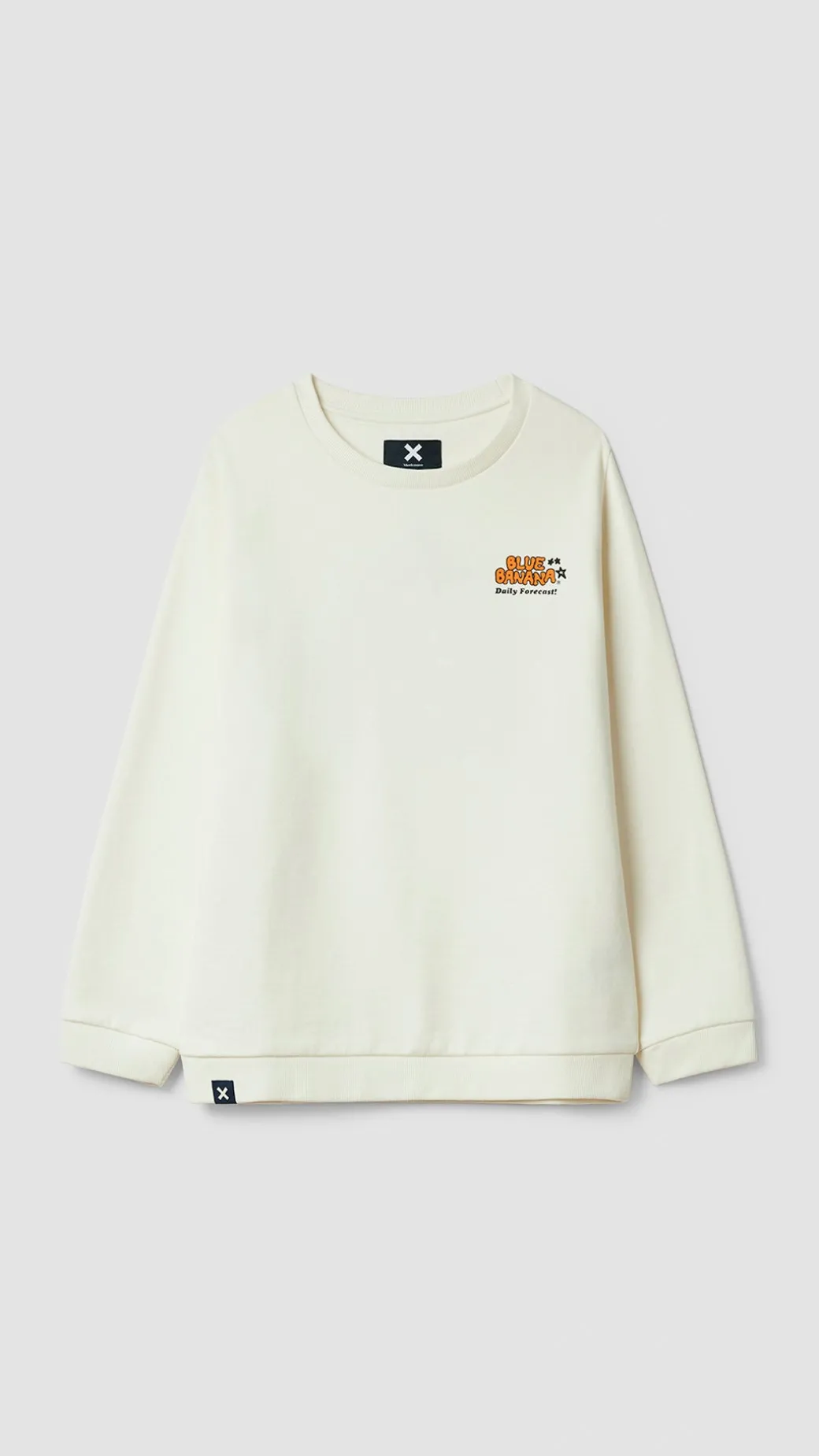 SUDADERA KIDS FORECAST BLANCO ROTO