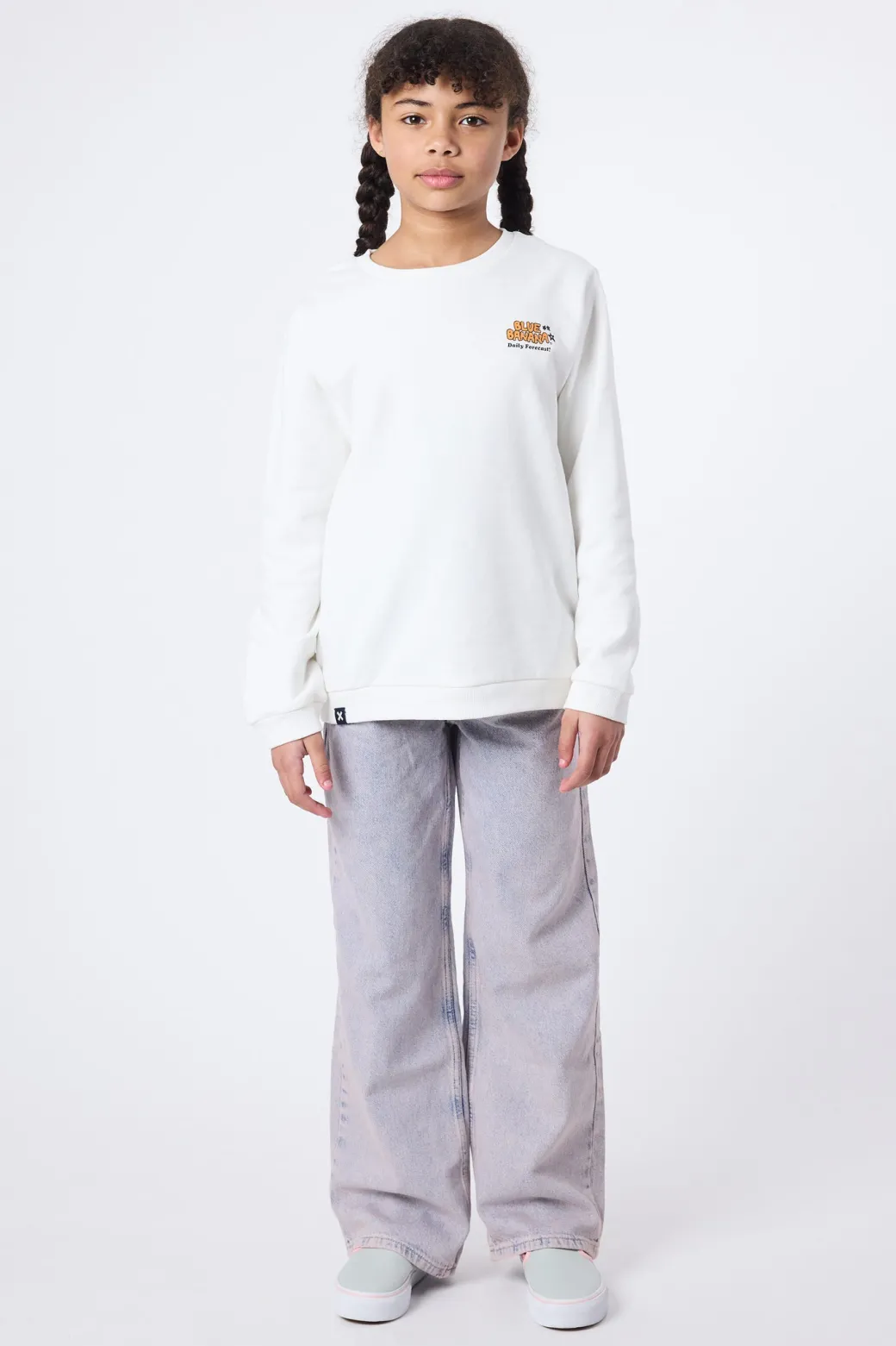 SUDADERA KIDS FORECAST BLANCO ROTO