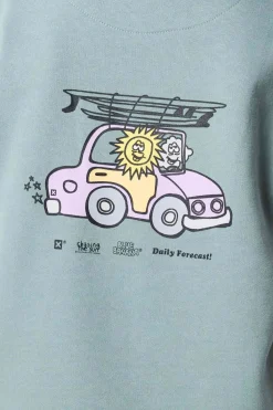 SUDADERA KIDS FORECAST MENTA