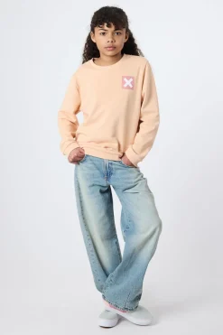 SUDADERA KIDS NATURE APRICOT