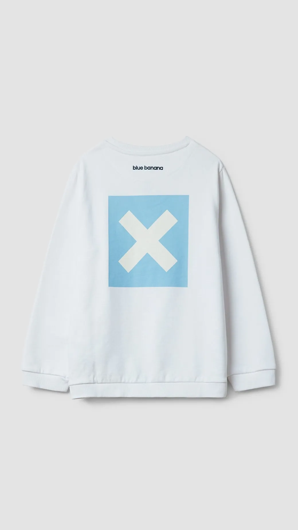 SUDADERA KIDS NATURE BLANCA