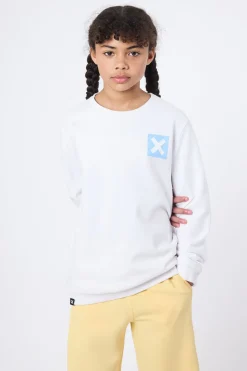 SUDADERA KIDS NATURE BLANCA