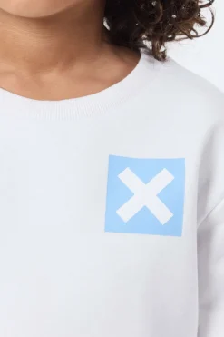 SUDADERA KIDS NATURE BLANCA