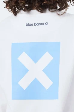 SUDADERA KIDS NATURE BLANCA