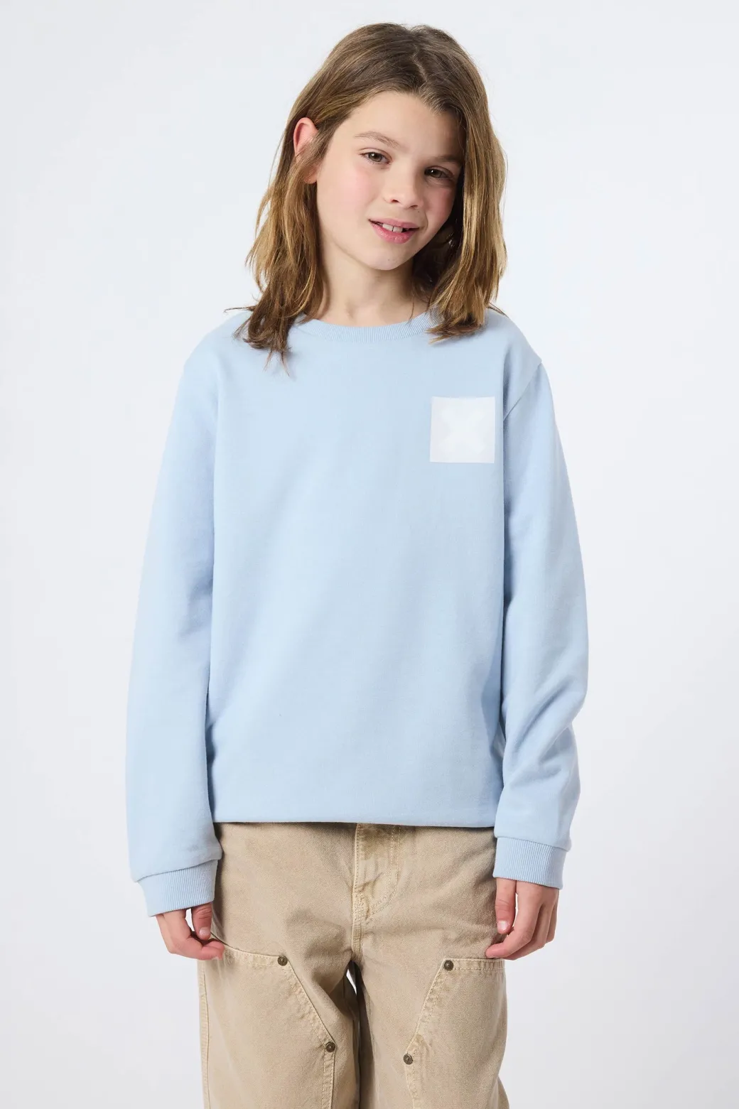 SUDADERA KIDS NATURE ICE BLUE
