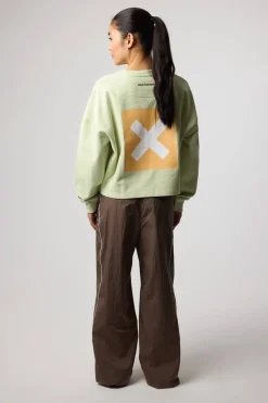 SUDADERA MUJER NATURE PISTACHO