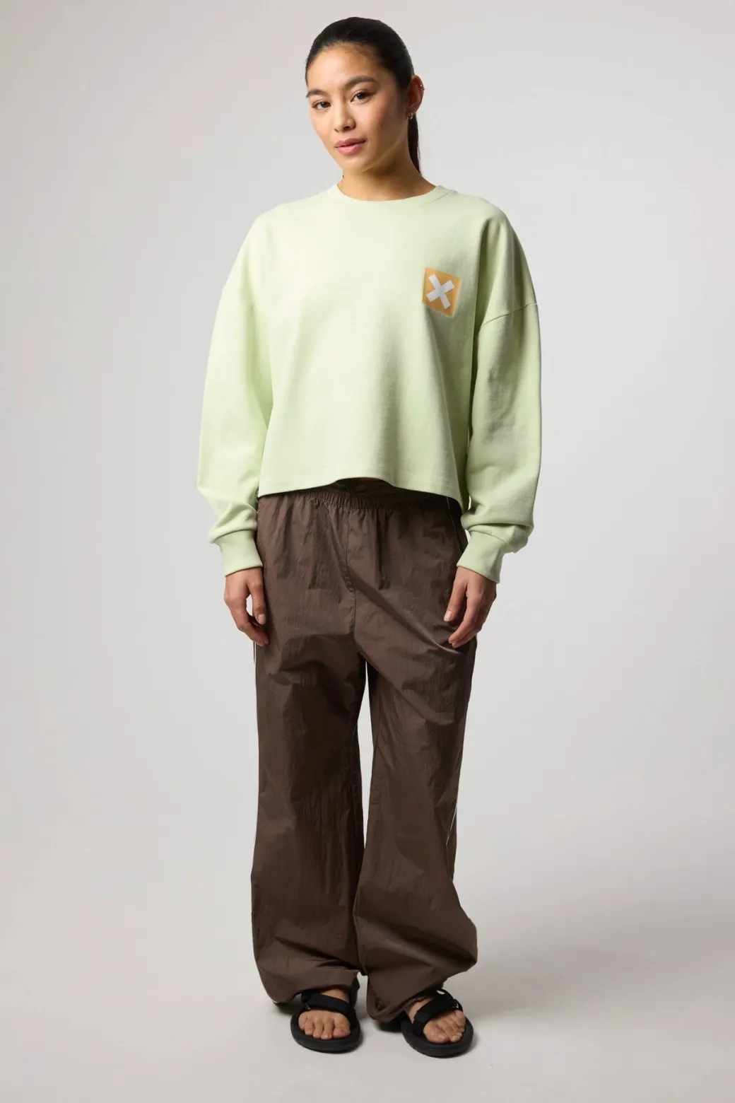 SUDADERA MUJER NATURE PISTACHO