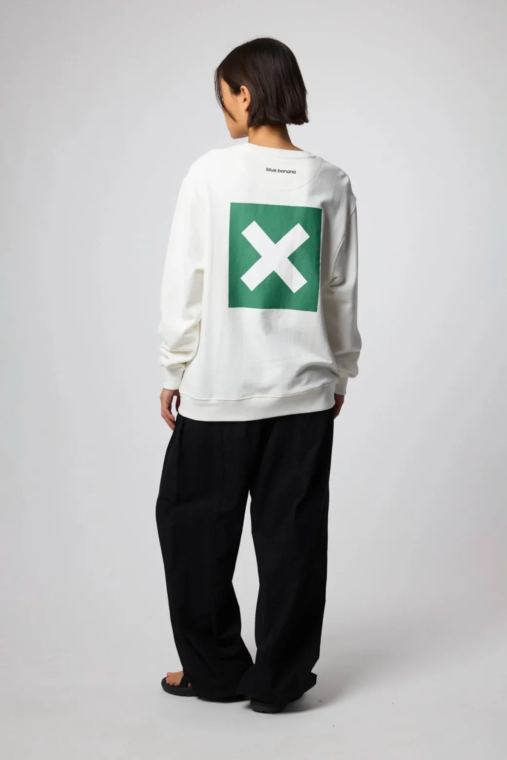 SUDADERA NATURE BLANCO ROTO