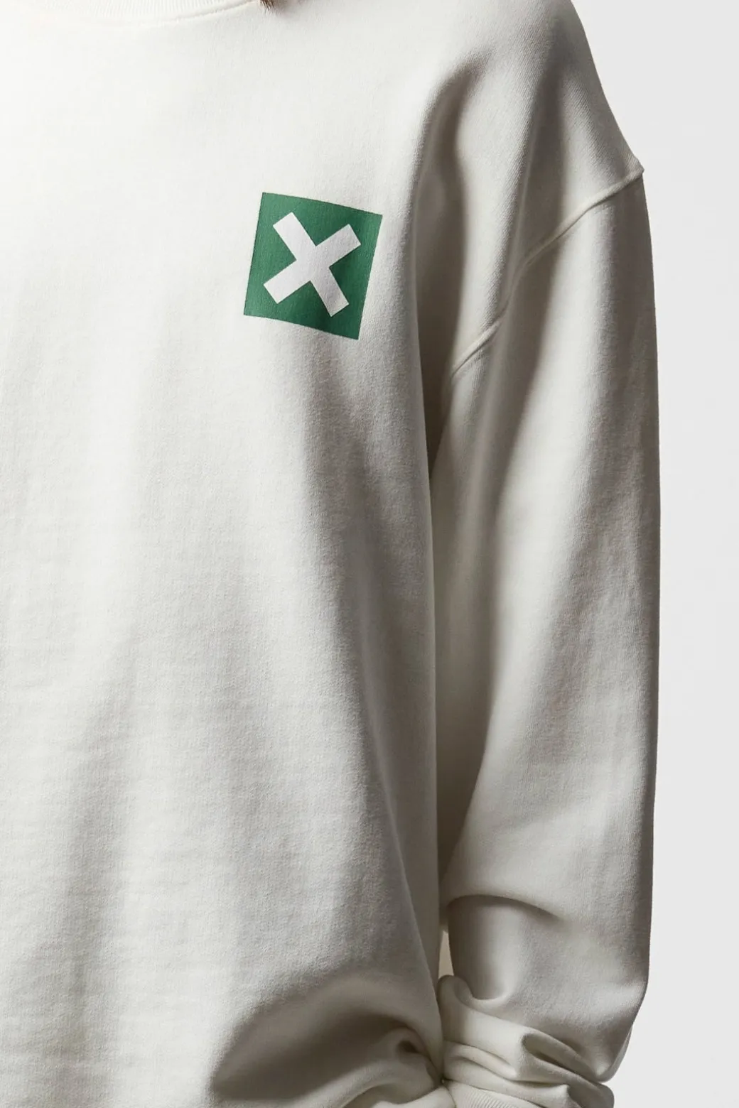 SUDADERA NATURE BLANCO ROTO