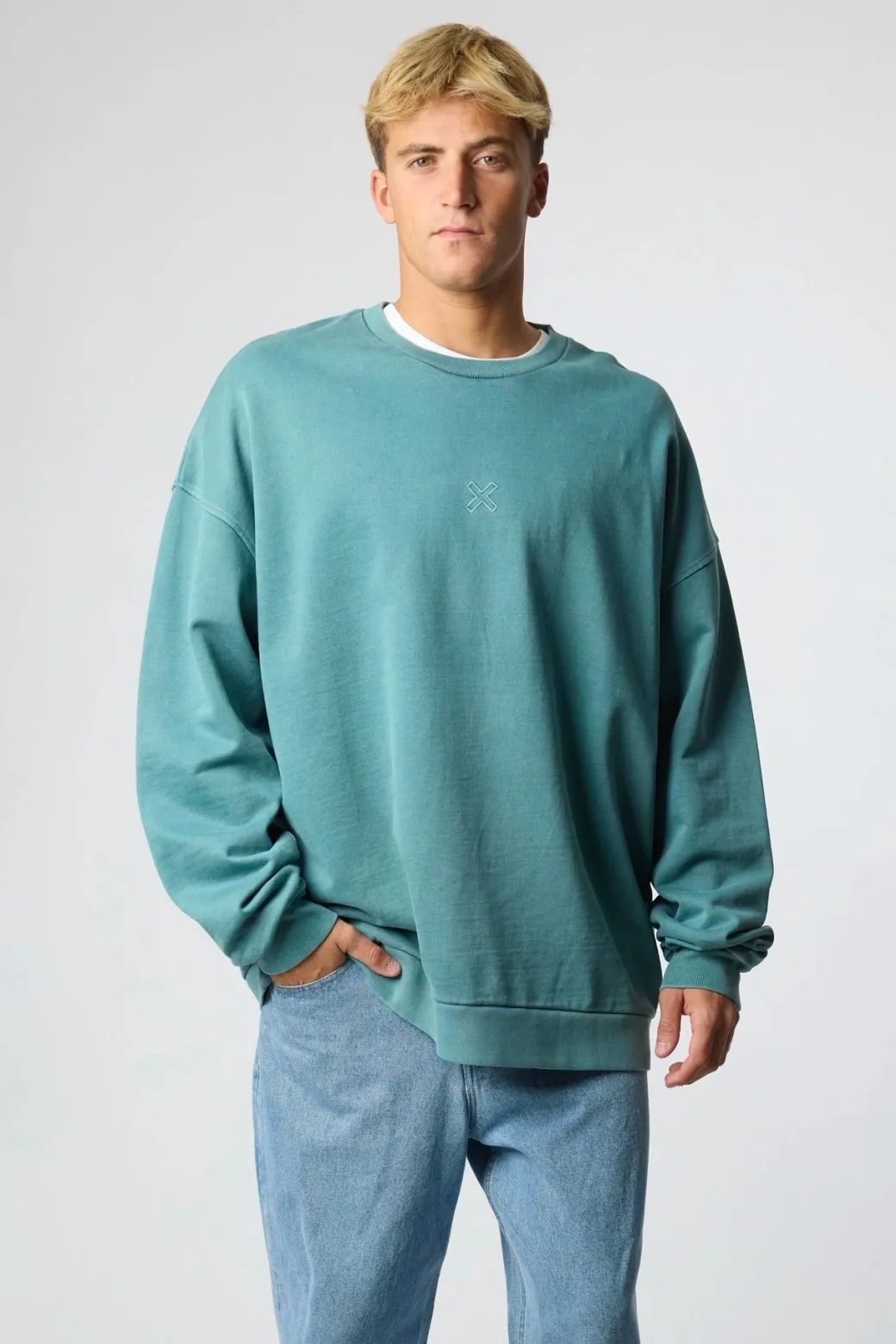 SUDADERA REEF AMAZON GREEN