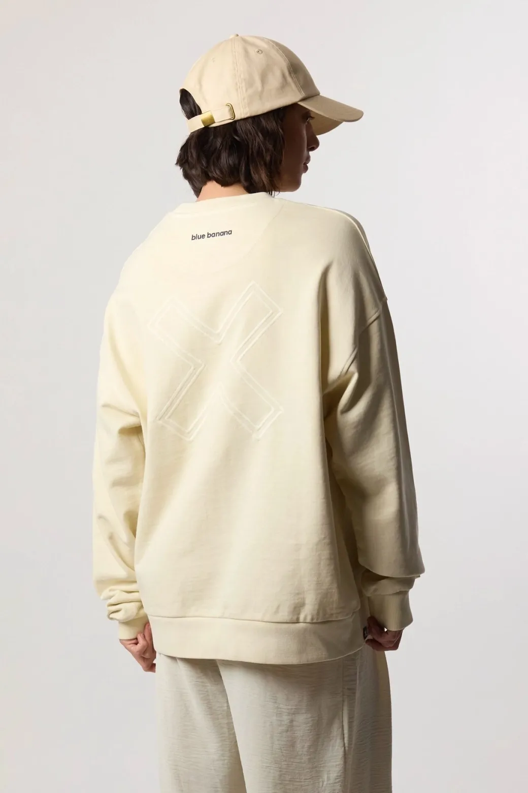 SUDADERA REEF CREMA