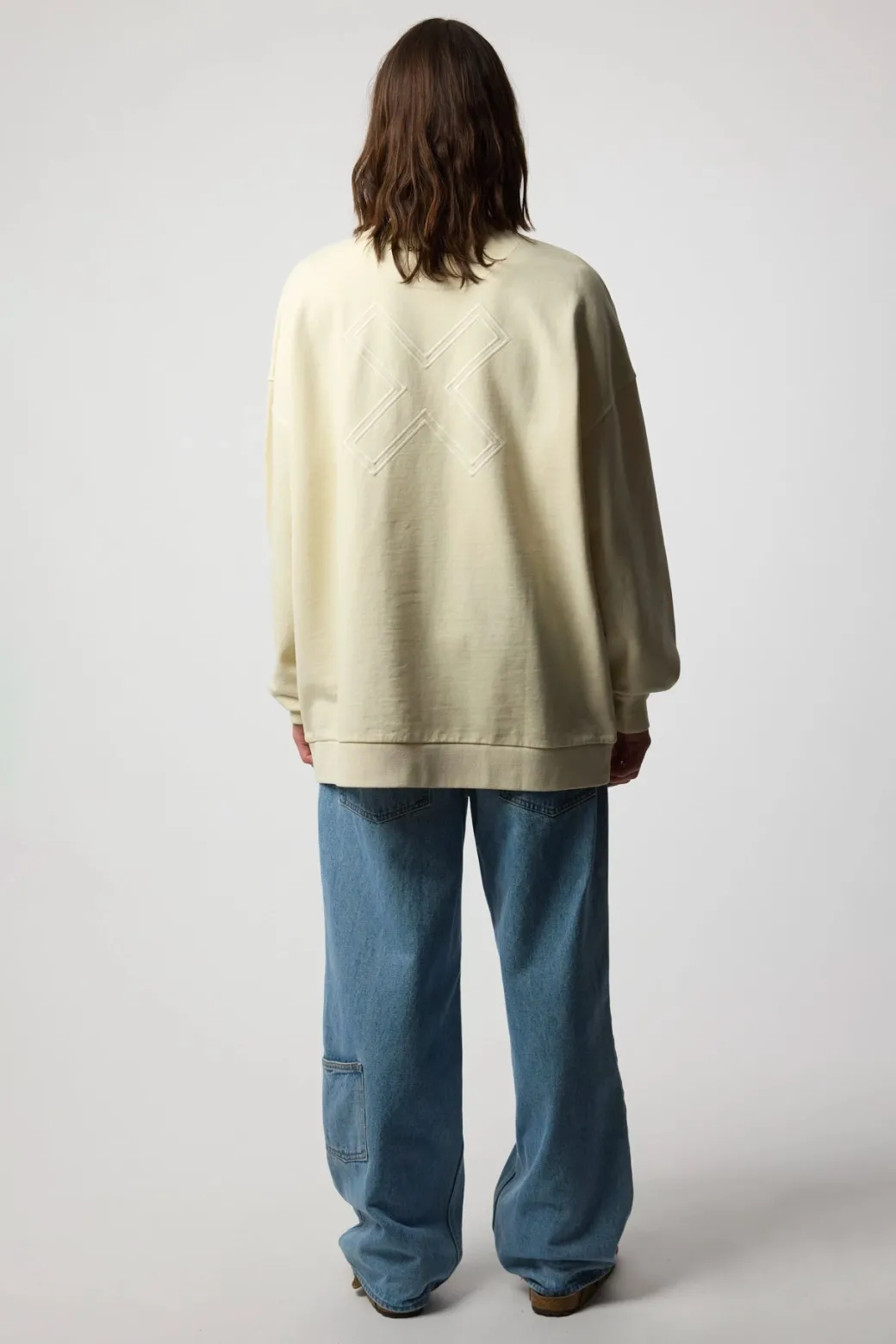 SUDADERA REEF CREMA