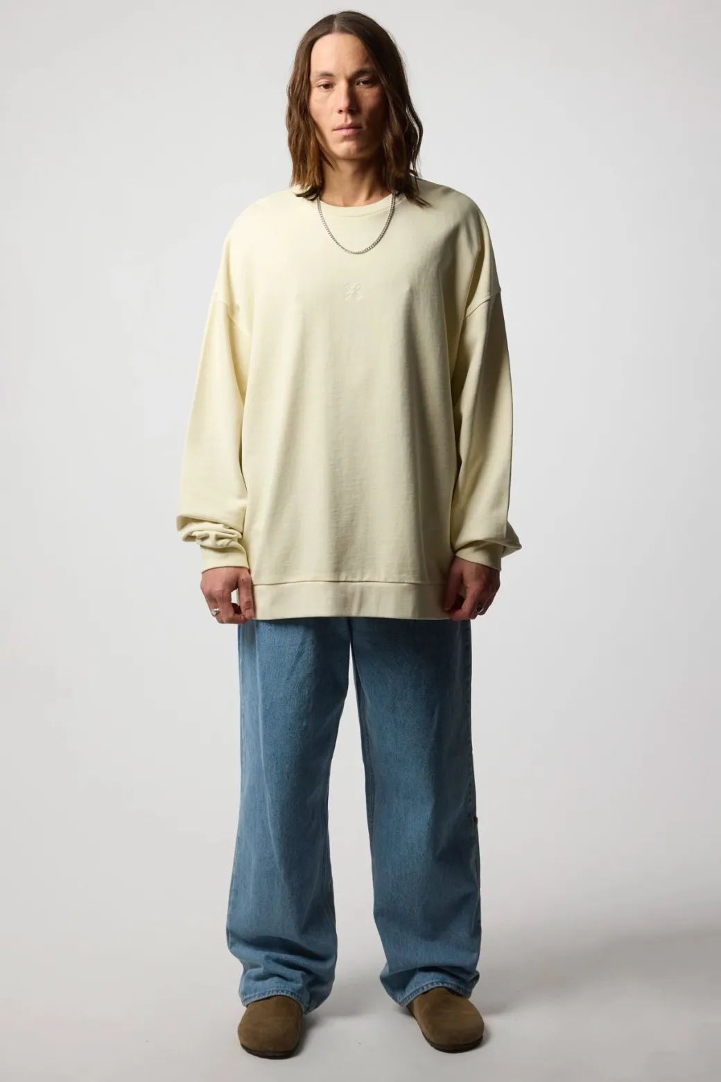 SUDADERA REEF CREMA