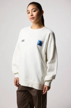 SUDADERA SWING BLANCO ROTO